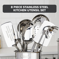 Stainless Kitchen Utensils (Set of 8)