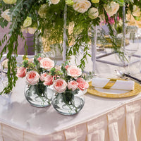 Clear Fish Bowl Vases (Set of 8)