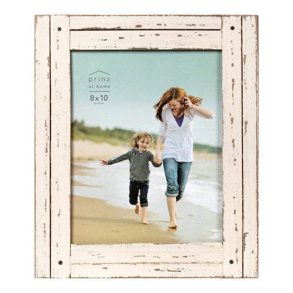 Distressed White Picture Frame