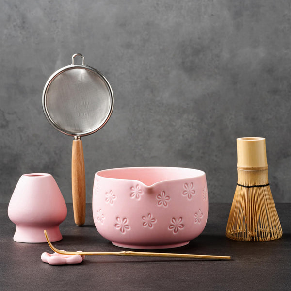 Pink Matcha Ceremony Set (Set of 6)