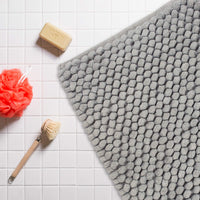 Gray Chenille Bath Mat