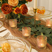 Iridescent Glass Votives (Set of 24)