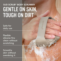 Clay Silicone Body Scrubber