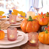 Pink Votive Candle Holders (Set of 12)