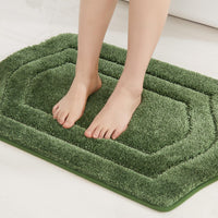 Green Plush Bath Mat