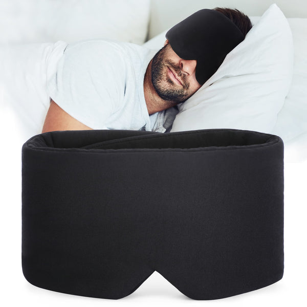 Black Cotton Sleep Mask