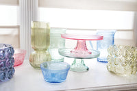 Sage Green Glass Serving Bowls (Set of 4)