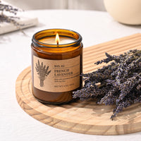 Amber Jar Soy Candles (Set of 4)