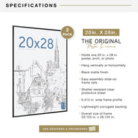 Black Poster Frame (Set of 2)