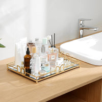 Champagne Gold Mirrored Tray