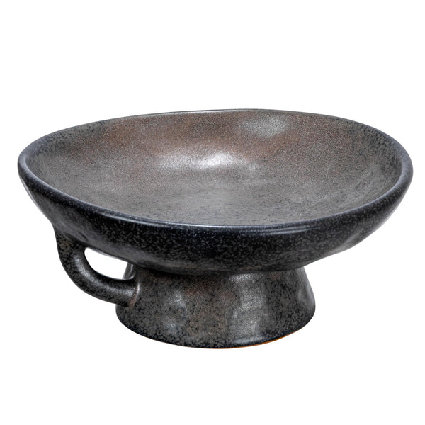 Black Stoneware Bowl
