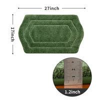 Green Plush Bath Mat