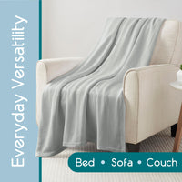 Grey Cotton Blanket