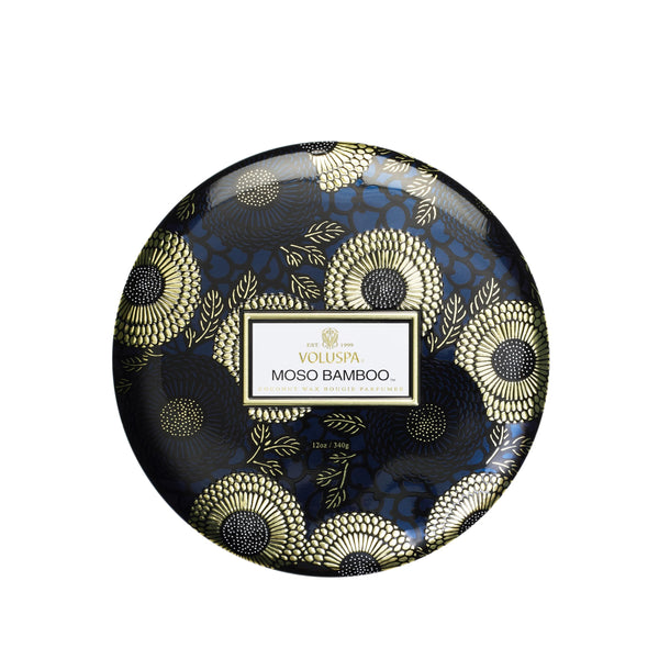 Moso Bamboo Tin Candle