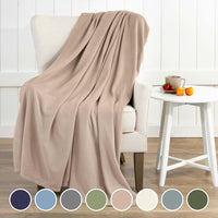 Beige Fleece Blanket