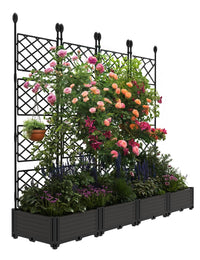 Planter Box With Trellis