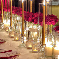 Gold Glass Votive Holders