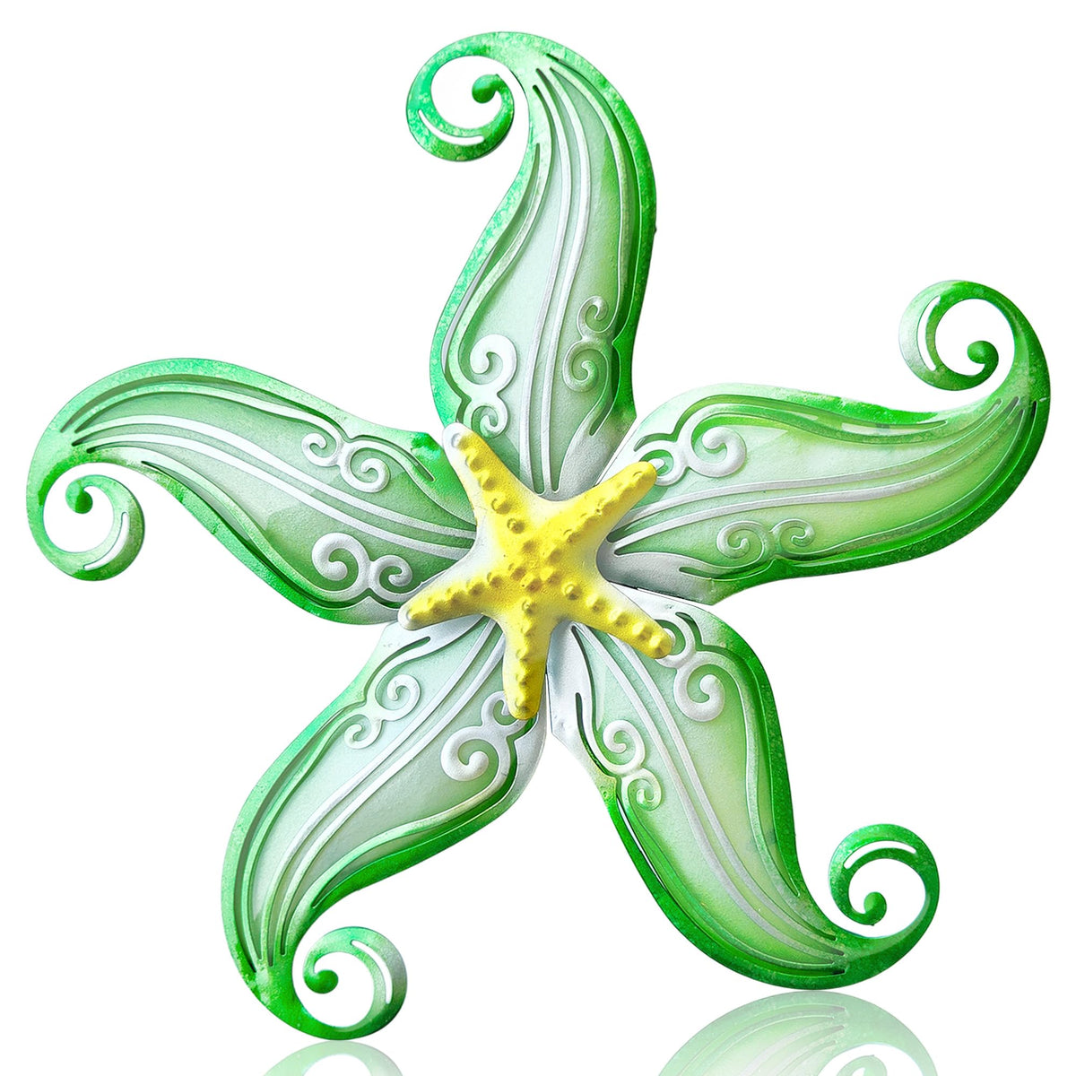 Green Starfish Wall Decor