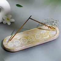 Rosewood Seven Chakra Incense Holder