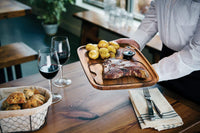 Acacia Wood Steak Plate