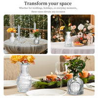 Assorted Clear Bud Vases (Set of 64)