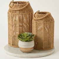 Jute Boho Lanterns (Set of 2)