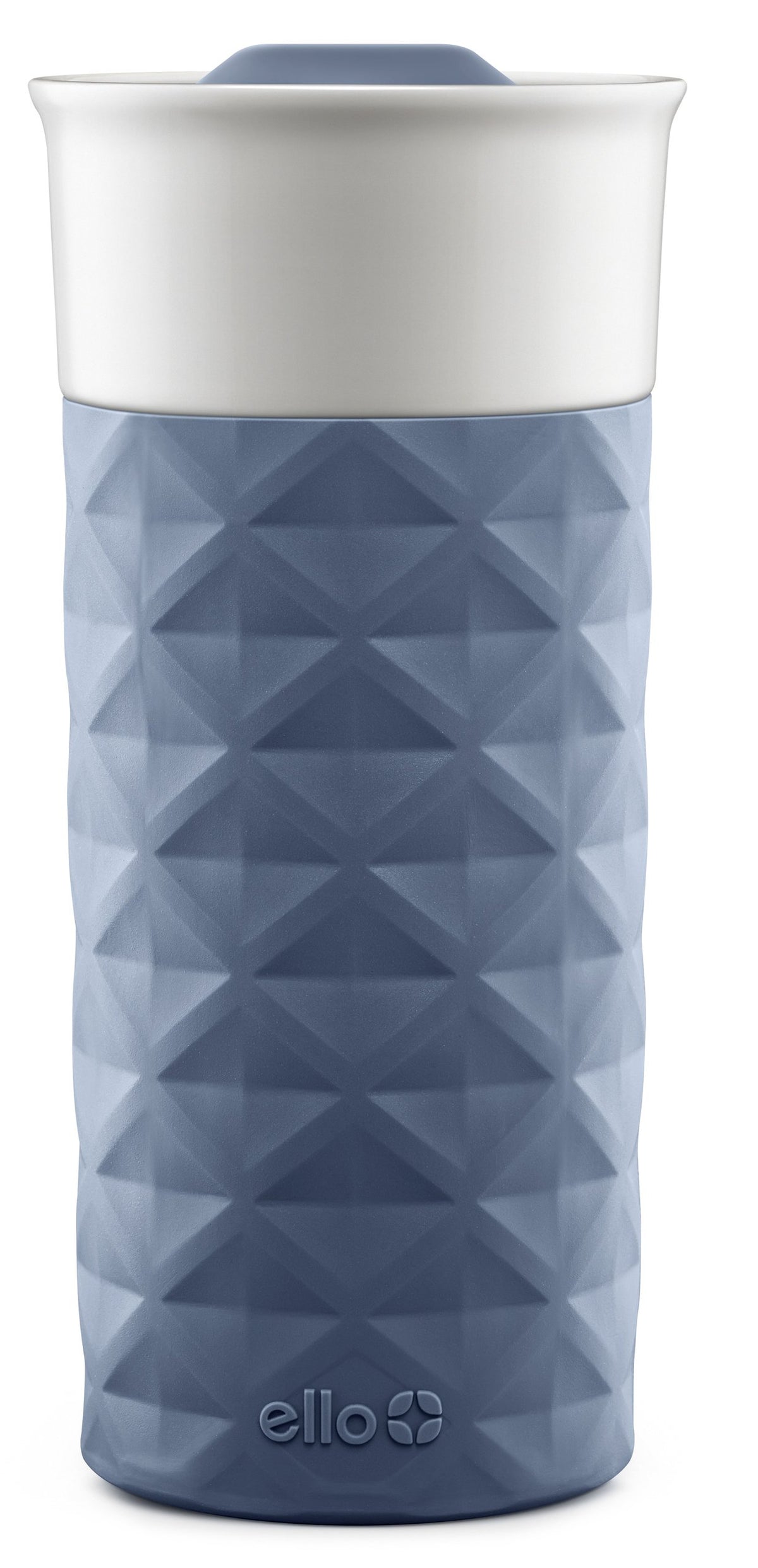 Blue Ceramic Travel Mug