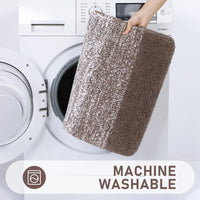 Coffee Plush Bath Mat (Set of 4)