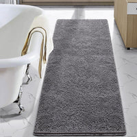 Grey Shaggy Bath Mat
