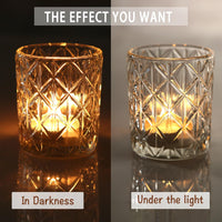 Clear Glass Tealight Holders