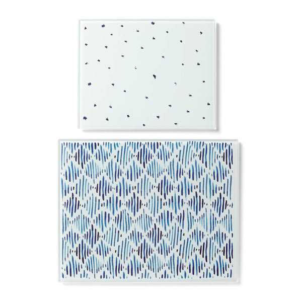Blue Bay Glass Cutting Boards (Set of 2)