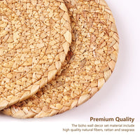 Woven Wall Baskets (Set of 9)