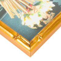 Faux Bamboo Gold Frame