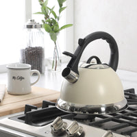 Linen White Tea Kettle