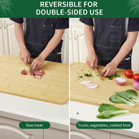 Bamboo Butcher Block Board Natural