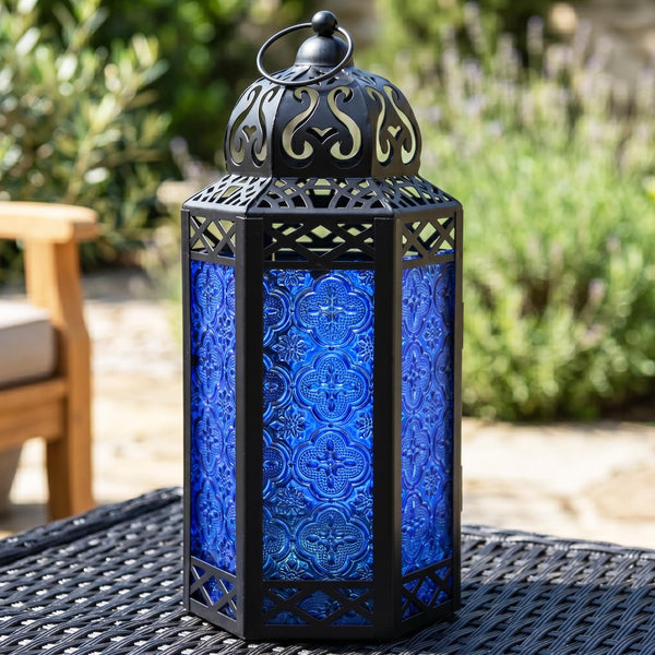 Cobalt Blue Moroccan Lantern