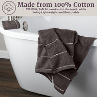 Charcoal Cotton Towels (Set of 6)