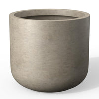 Patina Concrete Cylinder Planter