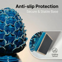 Blue Ceramic Artichoke