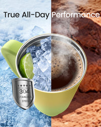 Green Insulated Travel Mug