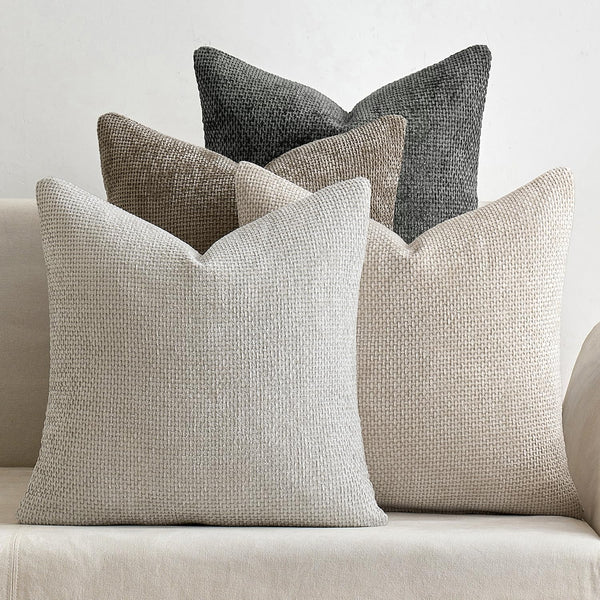 Neutral Chenille Pillow Cover (Set of 4)