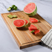 Acacia Carving Board with Groove