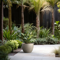 Weathered Concrete Tapered Planter