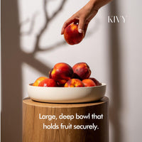 Cream Concrete Fruit Bowl