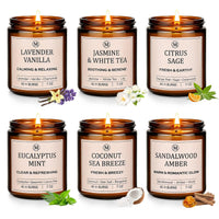 Assorted Soy Candles (Set of 6)