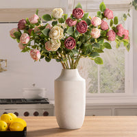 Off-White Terracotta Vase