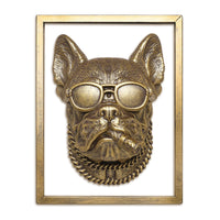 Bulldog Head Wall Decor