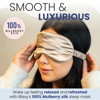 Taupe Silk Sleep Mask
