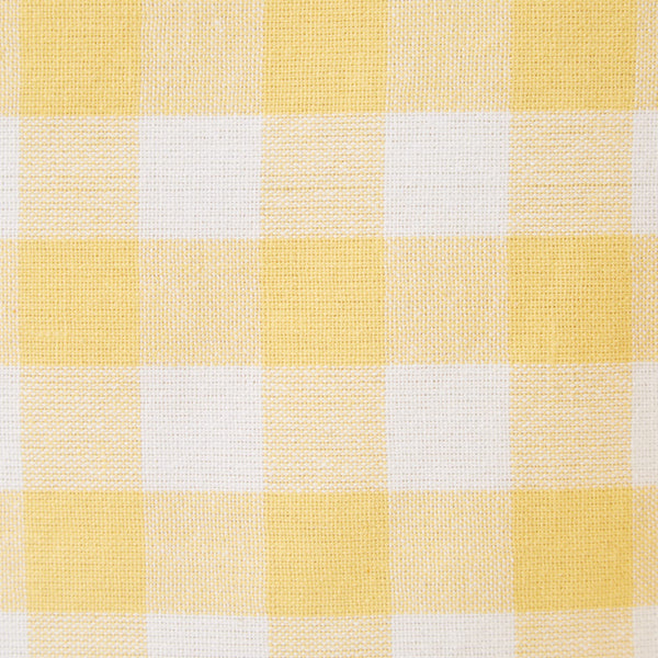 Yellow Checkered Tablecloth