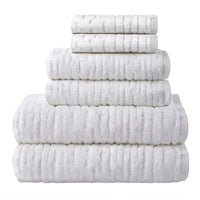 White Plush Towels (Set of 6)